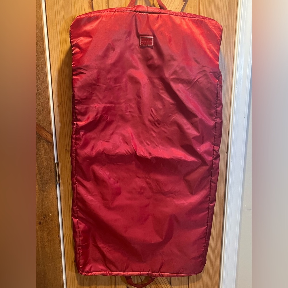 Lauren Ralph Lauren Red Garment Bag Travel Measurements: 21"W X 40"L EUC